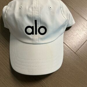 Alo White Baseball Cap